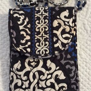 Vera Bradley Canterberry Cobalt Wallet/Cell Phone Crossbody